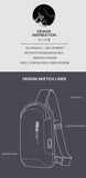 BANGE 2023 New Multifunction Crossbody Bag Shoulder Messenger Bags Male Waterproof Short Trip Chest Bag Pack for Men