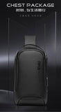 BANGE 2023 New Multifunction Crossbody Bag Shoulder Messenger Bags Male Waterproof Short Trip Chest Bag Pack for Men