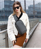 BANGE 2023 New Multifunction Crossbody Bag Shoulder Messenger Bags Male Waterproof Short Trip Chest Bag Pack for Men
