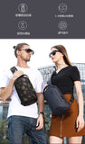 BANGE 2023 New Multifunction Crossbody Bag Shoulder Messenger Bags Male Waterproof Short Trip Chest Bag Pack for Men
