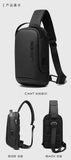 BANGE 2023 New Multifunction Crossbody Bag Shoulder Messenger Bags Male Waterproof Short Trip Chest Bag Pack for Men