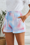 Drawstring Casual Elastic Waist Pocketed Shorts