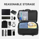 INRNN Large Capacity Men Backpack 15.6 inch Laptop Backpacks Waterproof Oxford Travel Business Backpack Male Expandable Bagpack
