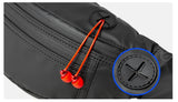 Men Fanny Pack with Anti-theft Zip, Waterproof Sports Outdoor Sling Bag, Adjustable Crossbody Belt Bag for Travel Walk Cycling