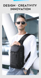 Bange Multi functional Men's Oxford Crossbody Bag Anti-theft Shoulder Bags Short Trip Messenger USB Charging Chest Bag Pack