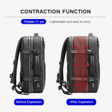 INRNN Large Capacity Men Backpack 15.6 inch Laptop Backpacks Waterproof Oxford Travel Business Backpack Male Expandable Bagpack