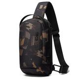 BANGE 2023 New Multifunction Crossbody Bag Shoulder Messenger Bags Male Waterproof Short Trip Chest Bag Pack for Men