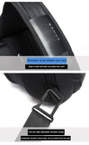 BANGE Men's Chest Pack Casual Crossbody Bags Male USB Charging Shoulder Bag Oxford Messenger Bag Waterproof Large Capacity 2021