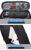 BANGE Men's Chest Pack Casual Crossbody Bags Male USB Charging Shoulder Bag Oxford Messenger Bag Waterproof Large Capacity 2021