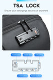 Bange Multi functional Men's Oxford Crossbody Bag Anti-theft Shoulder Bags Short Trip Messenger USB Charging Chest Bag Pack