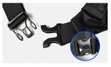Men Fanny Pack with Anti-theft Zip, Waterproof Sports Outdoor Sling Bag, Adjustable Crossbody Belt Bag for Travel Walk Cycling