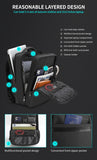 Lifetime Warranty New Anti theft 15.6inch Laptop Backpack Men TPU Waterproof Travel Backpack Male School Bag For Men Luggage Bag