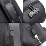 Bange Multi functional Men's Oxford Crossbody Bag Anti-theft Shoulder Bags Short Trip Messenger USB Charging Chest Bag Pack