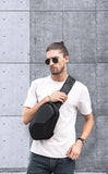 BANGE Hard Shell Design 3.0 USB Charging Crossbody Bag Shoulder Bags Male Waterproof Short Trip Chest Bag Pack for Men Sling Bag