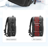 INRNN Large Capacity Men Backpack 15.6 inch Laptop Backpacks Waterproof Oxford Travel Business Backpack Male Expandable Bagpack
