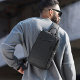 BANGE Fashion Men Travel Waterproof Leisure Male Chest Sports Packs Messenger Shoulder Sling Running Bag men's Boys Handbag