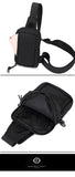 Men Chest Bag Mens Shoulder Body Bag Oxford Fashion Man Side Sling Crossbody Bag for Male 2025 Casual Handbag Travel Phone Bags