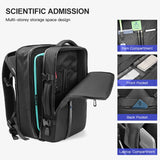 INRNN Large Capacity Men Backpack 15.6 inch Laptop Backpacks Waterproof Oxford Travel Business Backpack Male Expandable Bagpack