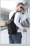 Bange Multi functional Men's Oxford Crossbody Bag Anti-theft Shoulder Bags Short Trip Messenger USB Charging Chest Bag Pack