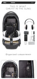 BANGE New Multifunction USB Crossbody Bag Shoulder Bag Man TPU Waterproof Travel Sling Messenger Pack Chest Bag for Male