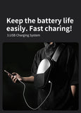 BANGE Hard Shell Design 3.0 USB Charging Crossbody Bag Shoulder Bags Male Waterproof Short Trip Chest Bag Pack for Men Sling Bag