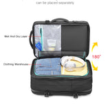 INRNN Large Capacity Men Backpack 15.6 inch Laptop Backpacks Waterproof Oxford Travel Business Backpack Male Expandable Bagpack