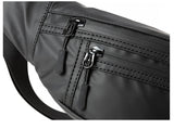 Men Fanny Pack with Anti-theft Zip, Waterproof Sports Outdoor Sling Bag, Adjustable Crossbody Belt Bag for Travel Walk Cycling