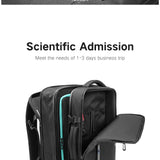 INRNN Large Capacity Men Backpack 15.6 inch Laptop Backpacks Waterproof Oxford Travel Business Backpack Male Expandable Bagpack