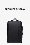 INRNN Expandable Backpack Men 17inch Laptop Backpacks 39L Waterproof Anti Theft Backpack Male Large Capacity Travel Business Bag