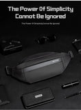 Waterproof Chest Bag, Solid Men's Crossbody Bag, Daily Phone Shoulder Bag, Travel Sports Sling Bag, Trend Men Fanny Pack