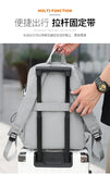 Nylon Zipper Solid Color Large Capacity USB New Backpack Leisure Travel Outdoor Academy Wind Backpack Waterproof Wear-resistant