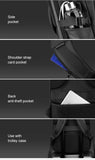 Mark Ryden Man Backpack Waterproof 15.6inch Laptop Multi-layer Pockets Bag Man USB Charging School Backpack Travel Mochilas