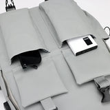 Nylon Zipper Solid Color Large Capacity USB New Backpack Leisure Travel Outdoor Academy Wind Backpack Waterproof Wear-resistant