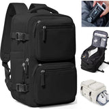 Men and Women Vacuum Backpack 16 inch Vacuum Seal Business Travel Compression Expandable Airline Approved Backpack with Air Pump