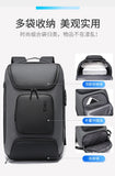 BANGE Fashion Anti-theft New Style Big Capacity USB Charging Backpack Water-resistant Oxford Casual Travel Bag for Male Mochila