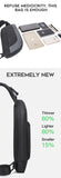 BANGE Men Chest Bag New Design korean Multifunction Waterproof Anti-stain Big Capacity Travel Portable Crossbody Bag Sling Bags