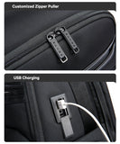 BANGE  Sports Backpack 15.6 Anti-wrinkle Waterproof USB Recharging Oxford Backpack Men Fashion Travel Bag Backpacks