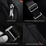 Lifetime Warranty Men Fashion Shoulder Bag For Man 9.7 11inch Ipad Bag Chest Pack Men Waterproof Large Capacity Crossbody Bag