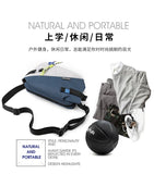 New Trend Messenger Bag Multi-function Sports Chest Bag Oxford Cloth Unisex Large-capacity Shoulder Bag  Crossbody Bags for Men