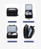 INRNN Expandable Backpack Men 17inch Laptop Backpacks 39L Waterproof Anti Theft Backpack Male Large Capacity Travel Business Bag