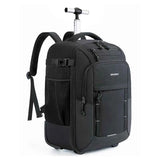BAGSMART Rolling Backpack 17 Inch Laptop Water Resistant Large Capacity 40L Travel Luggage Wheeled Backpack for Men Women