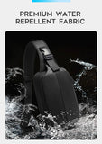 BANGE Male Shoulder Bags USB Charging Crossbody Bags Men Anti Theft Chest Bag School Summer Short Trip Messengers Bag