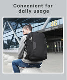 Bange 40L Travel Backpack Men USB  Anti-theft 17.3 Laptop Backpack School Expandable Bag Compass Fashion Male Backpack Large