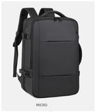 17 inch Laptop Pack Expandable Large-Capacity Business Travel Shoulder Bag Waterproof Classic Carry On Luggage Bag Men Backpack