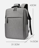 New Xiaomi Minimalist Urban Backpack 2 Men's and Women's 15.6 Inch Laptop USB Travel Backpack 20L Notebook Backpack Waterproof