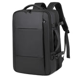 17 inch Laptop Pack Expandable Large-Capacity Business Travel Shoulder Bag Waterproof Classic Carry On Luggage Bag Men Backpack