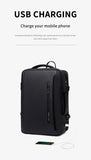 INRNN Expandable Backpack Men 17inch Laptop Backpacks 39L Waterproof Anti Theft Backpack Male Large Capacity Travel Business Bag