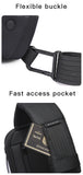 BANGE 2022 New Anti-theft Multifunction Crossbody Bag Shoulder Messenger Bags Male Waterproof Short Trip Chest Bag Pack for Men