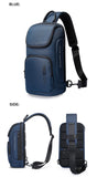 BANGE Crossbody Bag For Men Portable Waterproof Shoulder Messenger Bags Male Travel Short Trip Chest Bag Fit For 9.7 Inch iPad