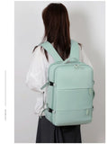 2024Men Women's Bag Large Capacity Journey Multifunction Backpack With Shoe Storage Multilayer Dry And Wet Separation Waterproof